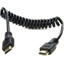 Atomos ATOM4K60C5 Coiled HDMI Full to HDMI Full Cable - HDMI 2.0. 4K 60p and HD 240p - 30cm Coiled/60cm Extended