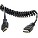 Atomos ATOM4K60C6 Coiled HDMI Full to HDMI Full Cable - HDMI 2.0. 4K 60p and HD 240p - 40cm Coiled/80cm Extended