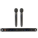 Audix AP42 OM5 R42 Two Channel Diversity Wireless Mic Receiver with Two H60/OM5 Handheld Transmitters - 522mhz-554mhz