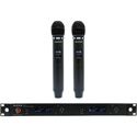 Audix AP62 VX5 R62 Two Channel True Diversity Receiver with Two H60/VX5  Handheld Transmitters - 522 MHz - 586 MHz