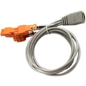 Audix CBLM3TERM M3 Breakout Cable - RJ45 Female to 3 Terminal Block Connectors for M3 Ceiling Microphones - 5 Foot