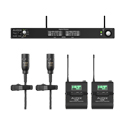 Audix NC2BX10 Dual-Channel Handheld Wireless System with 2x ADX10 Lavalier Mic & 2x NCBP Bodypack Transmitter