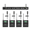 Audix NC4BX10 Novacore Quad-Channel Handheld Wireless System with 4x ADX10 Lavalier Mic & 4x NCBP Bodypack Transmitter
