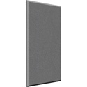 Photo of Auralex ProPanel Wall Panels 2 x 24 x 48 Inch Acoustic Panel with Beveled Edge - Slate Fabric - AFN 2 Impaling Clips