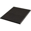 Photo of Auralex B244OBS 2 x 48 x 48in Acoustic Panel -  Beveled Edge - Obsidian Fabric 4 AFN Impaling Clips - Tier 4