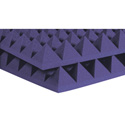 Photo of Auralex 24x24x2 Inch Studiofoam-22 Pyramids (Purple) 12pk