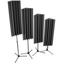Photo of Auralex - Stand-Mounted LENRD Bass Traps - Gray