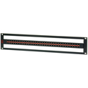 AVP AV-D232E2-AMN75-BZ 2 RU Midsize (Mini-WECO) Video Patch Panel - 2 x 32 - Normaled - Terminating