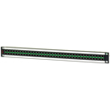 Photo of AVP AV-D236E1-AM-BZ 1 RU Midsize (Mini-WECO) Video Patch Panel - 2 x 36 - Non-Normaled - Non-Terminating