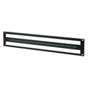 Photo of AVP AV-G232E2-AW8K-BZ Midsize 2RU Mini-WECO 12G Video Patch Panel - 2x32 - Non-Normaled/Non-Terminated