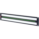 Photo of AVP AV-U224E2-UHR2-BZ 2RU Mini-BNC UHD Micro 12G Video Patch Panel - 2 x 24 - Non-Normaled - Non-Terminated