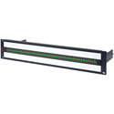 Photo of AVP AV-U224E2-UHR2-B10 2RU Mini-BNC Micro 12G Video Patch Panel - 2 x 24 - Non-Normaled - Non-Terminated w/ Cable Bar