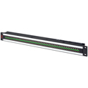 Photo of AVP AV-U232E1-UHR2-BZ 1RU Mini-BNC UHD Micro 12G Video Patch Panel - 2 x 32 - Non-Normaled - Non-Terminated