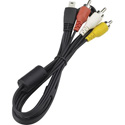 Canon AVC-DC400ST Mini USB to 3-RCA Male Audio/Video Breakout Cable