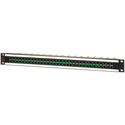 Photo of AVP AV-D232E1-AM75-BZ 1 RU Midsize (Mini-WECO) Video Patch Panel - 2 x 32 - Non-Normaled - Terminating