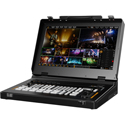 AVMATRIX SHARK S6 PLUS 6-Channel SDI and HDMI Portable Video Switcher with 17.3-Inch Full HD IPS Display and PTZ Control