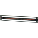 AVP AV-D232E15-AMN75-BZ 1.5 RU Midsize (Mini-WECO) Video Patch Panel - 2 x 32 - Normaled - Terminating