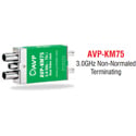 AVP KM75 Normalled / Non-Terminating Front Mount SuperHD+ Micro Video Jack