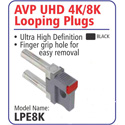 Photo of AVP LPE8K-BK Looping Plug with Black Color Insert for UHD Super 8K+ E Series Video Jackfields