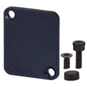 Photo of AVP UMCP Maxxum Blank Cover Plate Black covers one position Adapter Plate(s) and/or Hardware MIS Color-Code