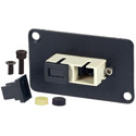 AVP UMF-MMD-SC-BG Maxxum SC Multimode Duplex Fiber Optic Dual D Panel Mount Feedthru Beige Adapter Plate(s)