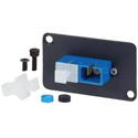 AVP UMF-SMD-SC-BL Maxxum SC Singlemode Duplex Fiber Panel Mnt Feedthru Blue Adapter Plate and/or Hardware MIS Color-Code