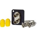 Photo of AVP UMF-SMD-ST-DC Maxxum ST Singlemode Duplex Fiber Optic Mount Feedthru - Adapter Plate(s) &/or Hardware MIS Color-Code