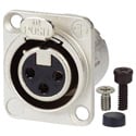 AVP UMNC3FD-LX Maxxum NEUTRIK 3 Pole Nickel/Silver Duplex Ground Contact Adapter Plate(s) and/or Hardware MIS Color-Code
