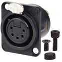 Photo of AVP UMNC5FD-L-B-1 Maxxum Neutrik NC3FD-L-B-1 5 Pole Fem Black/Gold Adapter Plate(s) and/or Hardware MIS Color-Code