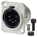 Photo of AVP UMNC5MD-L-1 Maxxum Neutrik NC3FD-L-1 5 Pole Male Nickel/Silver Adapter Plate(s) and/or Hardware MIS Color-Code