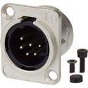 AVP UMNC6MD-L-1 Maxxum Neutrik NC3FD-L-1 6 Pole Male Nickel/Silver Adapter Plate(s) and/or Hardware MIS Color-Code