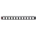 AVP WKM-US112E1-Z-B80 Universal Patch Panel D-Size -1 RU - Empty - 1x12 MIS Color Code - 17.5-Inch Designations - JIS
