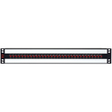 AVP AV-U224E15-UBN75R2-BZ 1.5RU BNC UHD Micro 12G Video Patch Panel - 2 x 24 - Normaled - Terminated