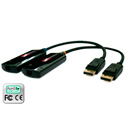 Avenview FO-DP-300-EMI Up to 1000 Meter DisplayPort Extender Over Fiber - Single SC Fiber Optic Cable