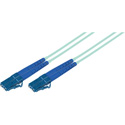 Avenview FO-MMD-LC-LC-3 50/125 Fiber Optic Patch Cable Multimode Duplex LC to LC - 10Gb Aqua - 3M (10Ft)
