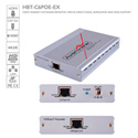 Avenview HBT-C6POE-EX HDBaseT HDMI CAT5/6/7 Repeater with POE/LAN/RS-232/ Bi-directional IR 100m