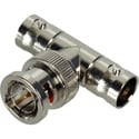 Photo of Connectronics B-2BF 75 Ohm BNC Male to 2 BNC Female Adapter