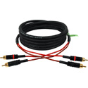 Photo of Connectronics B-2P-2P-25 Broadcast Series Gold Stereo RCA Cable Featuring Belden 1902A - 25 Foot