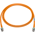 Photo of Laird B4694R-BB RG-6 75 Ohm 12G-SDI/4K UHD Belden 4694R Male BNC Cable - Orange - 200 Foot