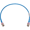 Photo of Laird B4855R-BB Mini RG-59 75 Ohm 12G-SDI/4K UHD Belden 4855R Male BNC Cable - Blue - 75 Foot