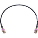 Photo of Laird B4855R-BB-BK-003 12G-SDI/4K UHD Belden 4855R Cable with 4855RBUHD3 BNC Connectors - Black - 3 Foot