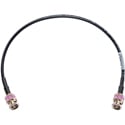 Photo of Laird B4855R-BB Mini RG-59 75 Ohm 12G-SDI/4K UHD Belden 4855R Male BNC Cable - Black - 100 Foot