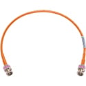 Photo of Laird B4855R-BB Mini RG-59 75 Ohm 12G-SDI/4K UHD Belden 4855R Male BNC Cable - Orange - 100 Foot