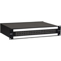 Photo of Bittree B48DC-HNPIT/E3 M2OU12L 1 RU 2x24 Mono Spaced 1/4 Inch Long Frame In - EDAC 3 Pin Out Video Patchbay - Black