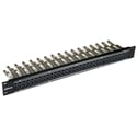 Bittree B64S-2MWTHD 1RU 2x32 Medium Density Mini-WECO 3Ghz Video Patchbay - Full Normal/Terminating - Black