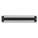 Bittree B96DC-FNABT/D25 M2OU12B 2x48 2RU Front Programable TRS Audio TT Patchbay with DB25 Rear Interface - 969A Series