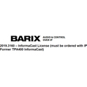 Barix 2019.3160 InformaCast Software License - Mass Notification System for Emergency & Daily Communications (Download)