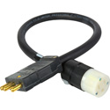 Photo of Laird BATE-HUB2 3-Prong 12/3 15-Amp AC Female to Male Stage Pin Connector Adapter Cable - 2 Foot