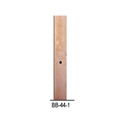 BB-44-1 Solid Copper Buss Bar 44 Space (77in) Flat x 1in Wide Threaded 10-32