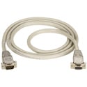 Black Box EDN12H-0010-MF RS232 Shielded Cable - Metal Hood -  DB9 Male/Female - 10 Foot - Beige